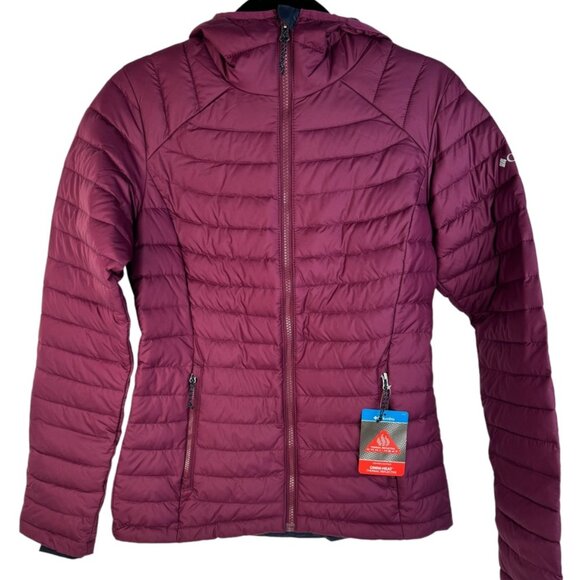 Columbia Jackets & Blazers - New with Tag sz X-Small Columbia Jacket Omni-Heat, hooded maroon Puffer Jacket